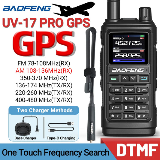 Baofeng UV-17 PRO GPS Air Band Walkie Talkie